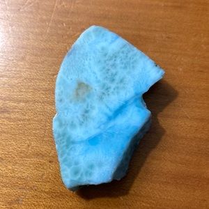 Larimar slab. Beautiful blue colors.